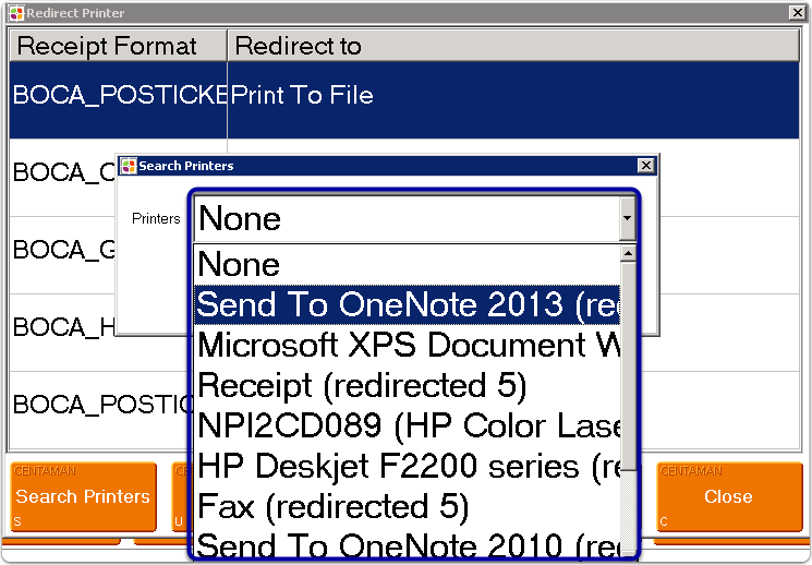 Enterprise How do I redirect ticket or kitchen printing to a different