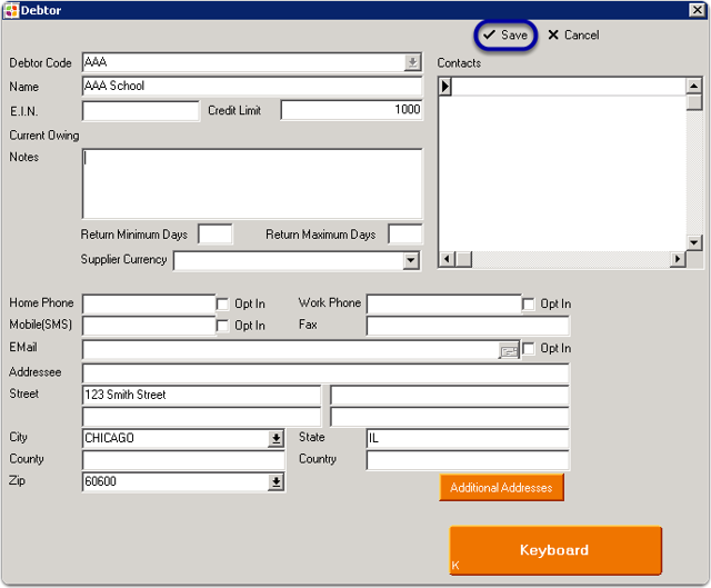 Enterprise: How do I process a normal sale to invoice, send charges to ...
