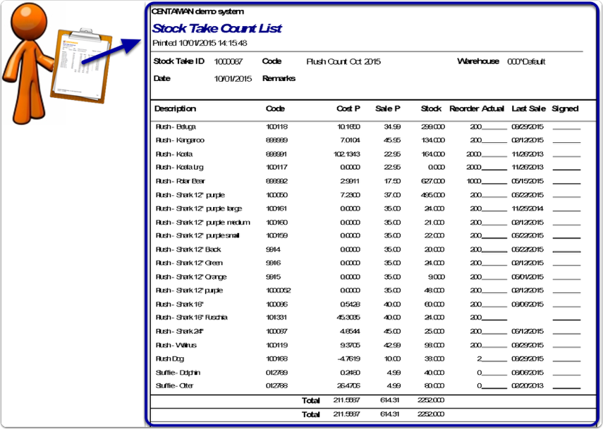 Enterprise How do I perform a manual Stock Take?