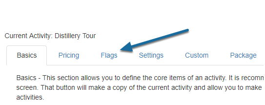 Outbound/Ascent: Flags Tab - How to Show the Availability of an Activity