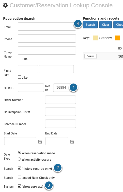 Outbound/Ascent: How to Access and Review Reservation History