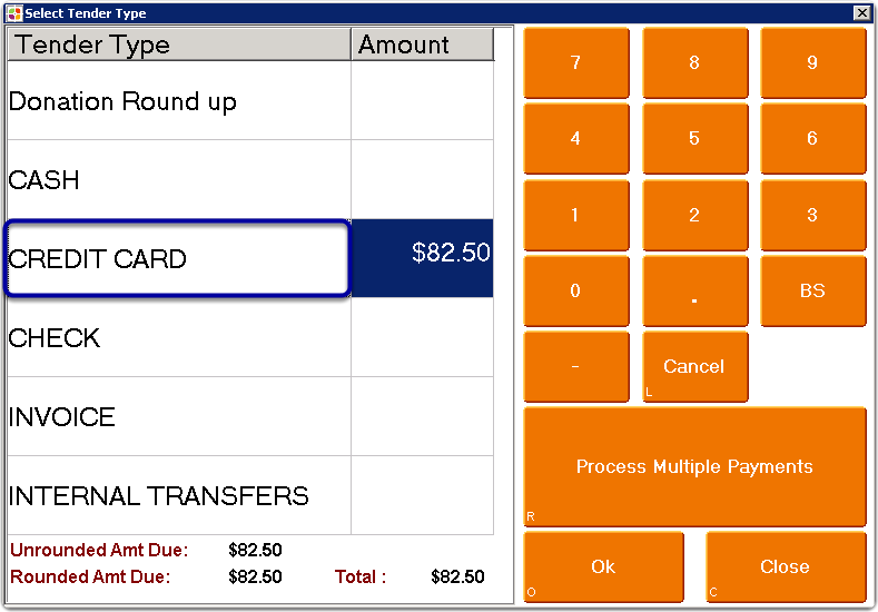 Enterprise How do I process a manual Credit Card payment?