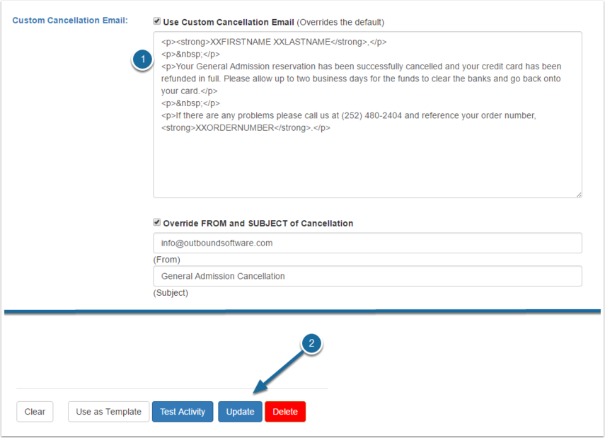 Outbound/Ascent: Custom Tab - How to Set Up Custom Cancellation Emails ...