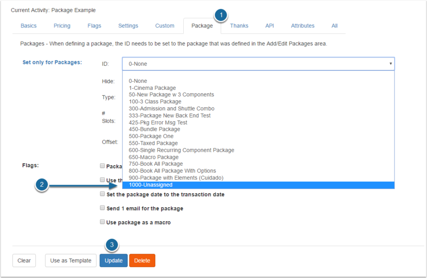 Outbound/Ascent: How to Set Up Packages